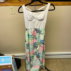 2b Bebe Floral Maxi Dress